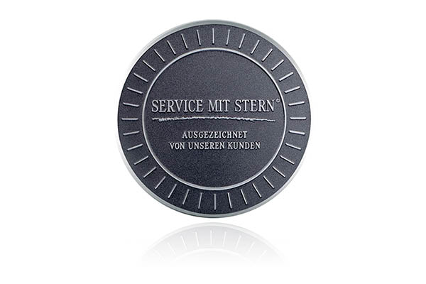 Werkstatt Siegel Service mit Stern